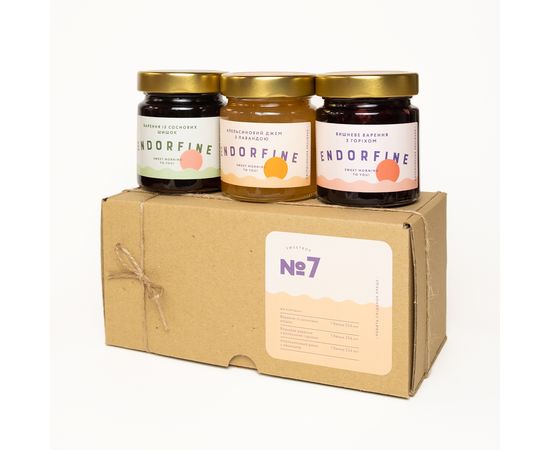 Sweetbox № 7 3 банки 234 г Endorfine jam, фото 1 Sweetbox № 7 3 банки 234 г Endorfine jam, фото 1