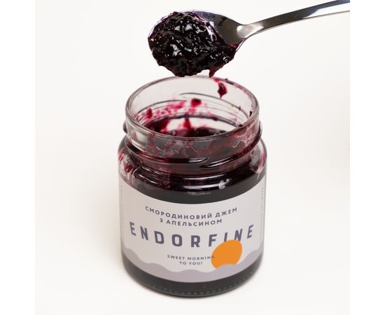 Джем з чорної смородини та апельсину Endorfine jam, фото 2