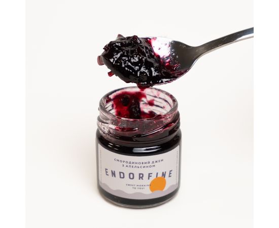Джем с черной смородины и апельсина Endorfine 40 мл Endorfine jam, фото 2 Джем с черной смородины и апельсина Endorfine 40 мл Endorfine jam, фото 2